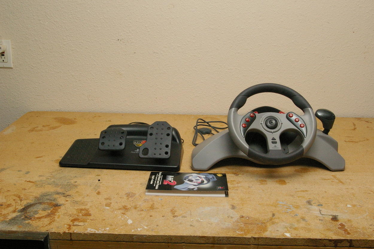 Mad Katz 2 wheel for Playstation 2
$10