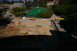Construction from north endzone facing Maxwell field