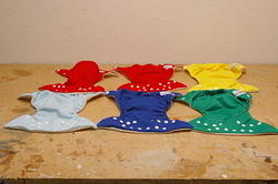 Fuzzi Bunz Diapers
6 Small sized
Outside view