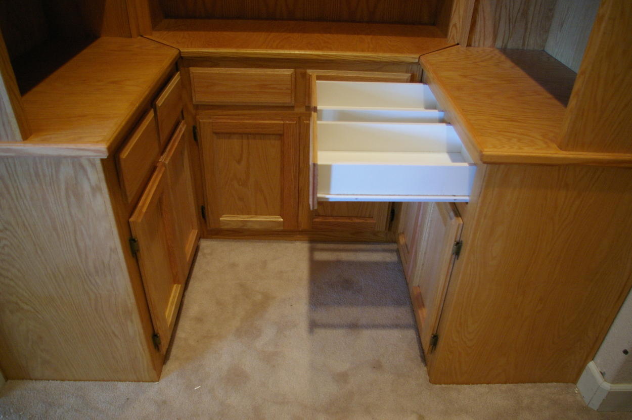 Open side drawers - same on both sides