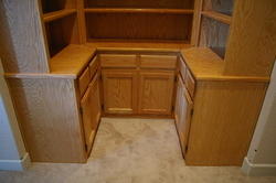 View of just cabinets and drawers