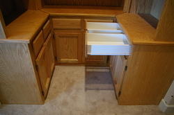 Open side drawers - same on both sides
