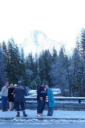 Brian and Sarah in front of Half Dome